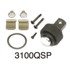 Hans Tools 3100PQ Тресчотка 3/8 36 зъба с никел с бутон