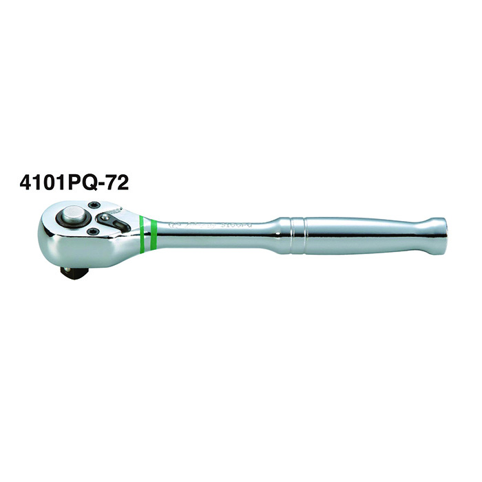 Hans Tools 4101PQ 72зъба Тресчотка 1/2 никел с бутон 
