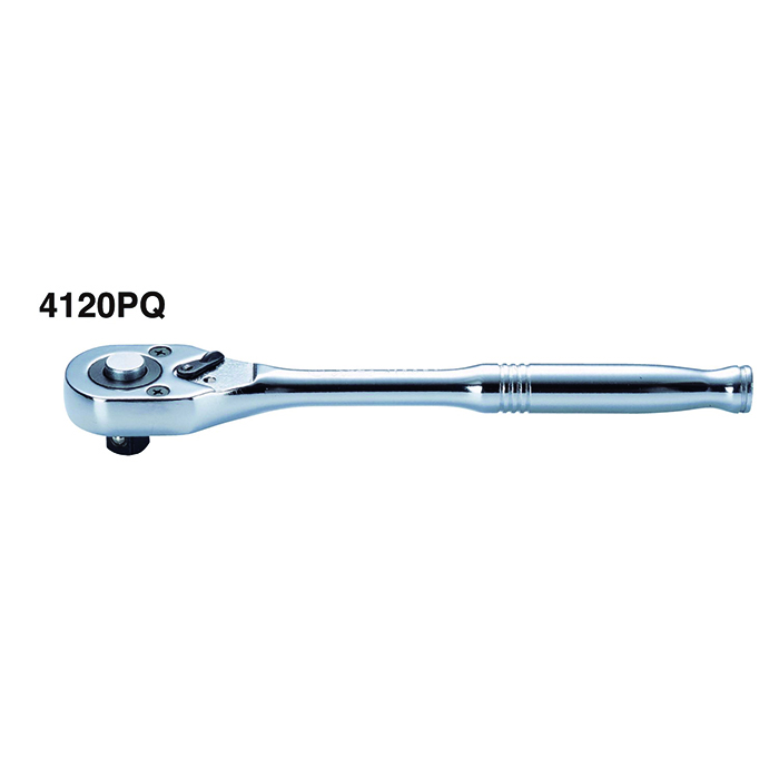 Hans Tools 4120PQ Тресчотка 1/2 24 зъба с никел с бутон 