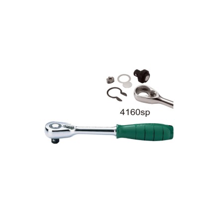 Hans Tools 4160GQ Тресчотка 1/2 48 зъба с изолация с бутон Hans Tools 4160GQ Тресчотка 1/2 48 зъба с изолация с бутон