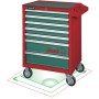HANS TOOLS 9917HQ ИНСТРУМЕНТАЛНА КОЛИЧКА  7 ЧАСТИ