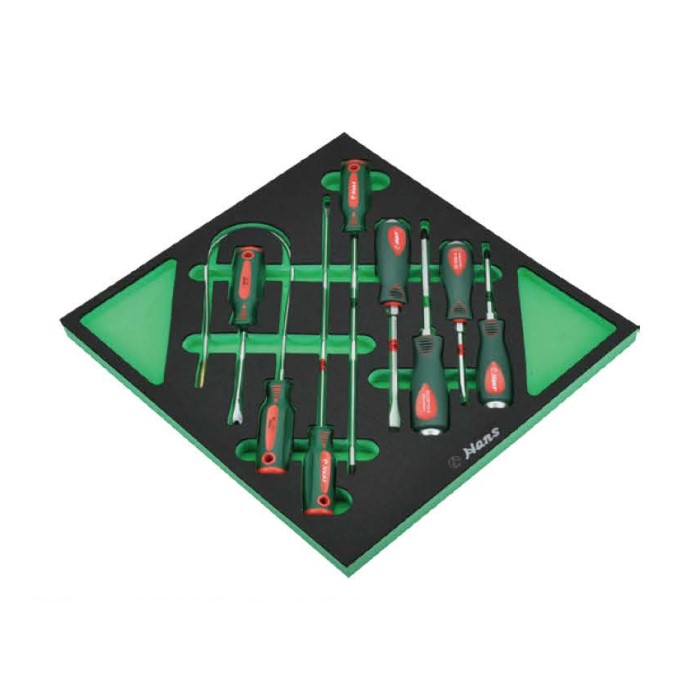 HANS TOOLS FGTT-223 КОМПЛЕКТ ИНСТРУМЕНТИ ЗА КОЛИЧКА С МЕКИ ПАНЕЛИ-223 ЧАСТИ