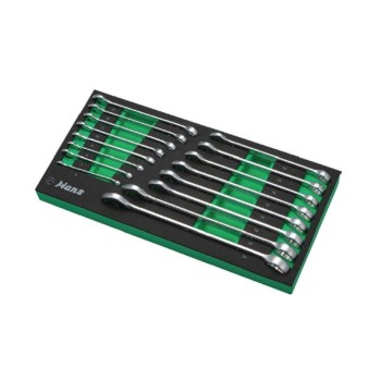 HANS TOOLS TTF- 29R ЗВЕЗДОГАЕЧНИ КЛЮЧОВЕ К-Т 16Ч.С МЕК ПАНЕЛ 6-24MM
