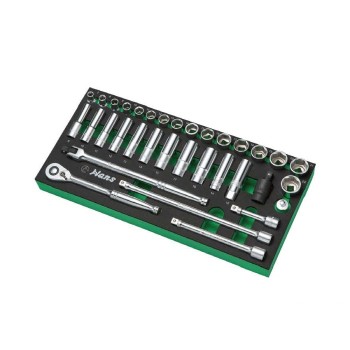 HANS TOOLS TTFK-15PR  КОМПЛЕКТ ИНСТРУМЕНТИ 3/8-34 ЧАСТИ В МЕК ПАНЕЛ И ПЛАСТМАСОВ КУФАР