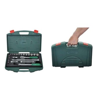 HANS TOOLS TTFK-15PR  КОМПЛЕКТ ИНСТРУМЕНТИ 3/8-34 ЧАСТИ В МЕК ПАНЕЛ И ПЛАСТМАСОВ КУФАР