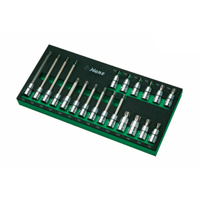 HANS TOOLS TTFK-65 КОМПЛЕКТ ЕВРЕЙСКИ ЗВЕЗДИ 1/2 20ЧАСТИ