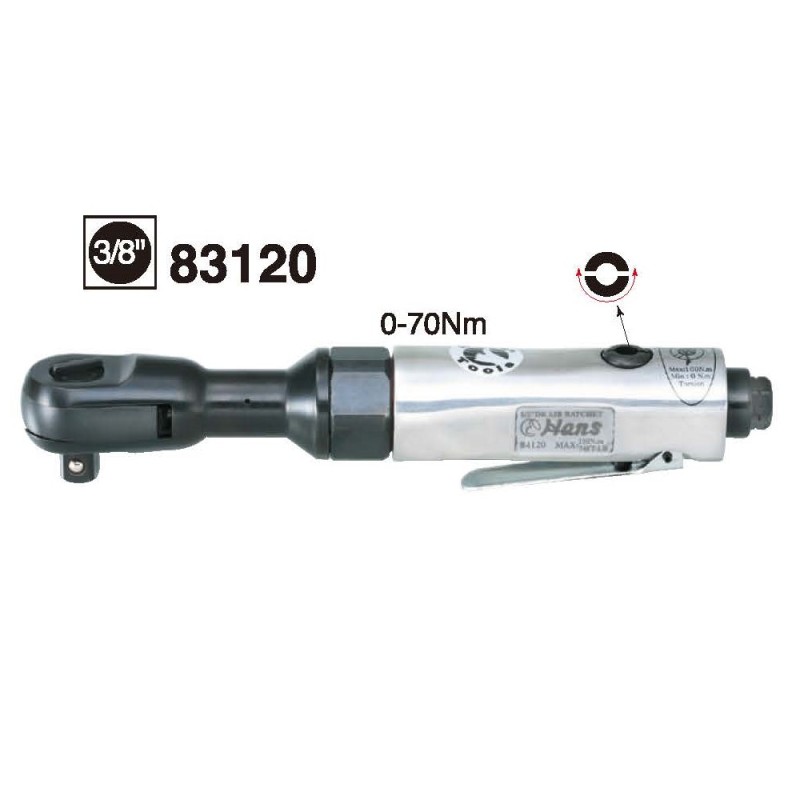 Тресчотка пневматична 3/8 70nm Hans tools Тресчотка пневматична 3/8 70nm Hans tools